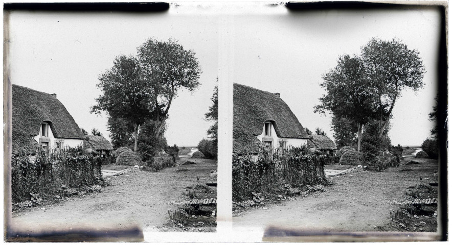 Chaumière bretonne.