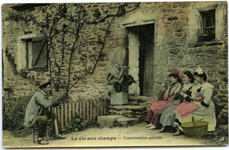 Divers. La vie aux champs. - Conversation galante.