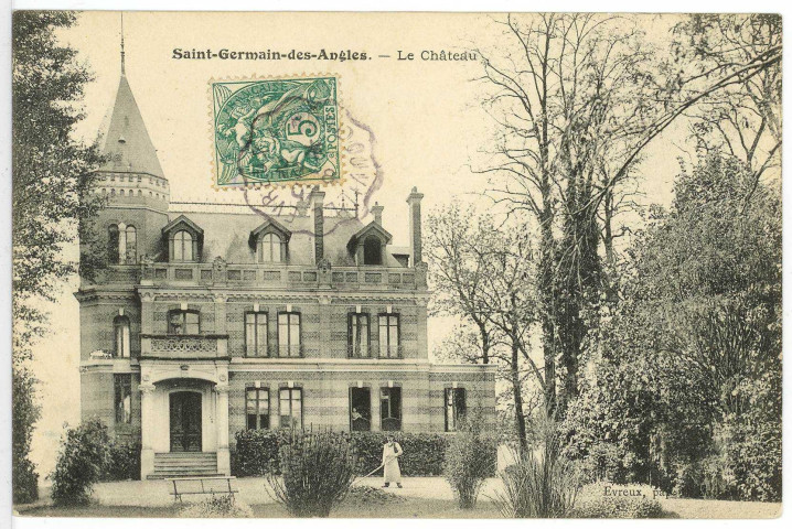 Saint-Germain-des-Angles. Le Château.