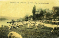 Muids. Muids - Aux abords du passage.