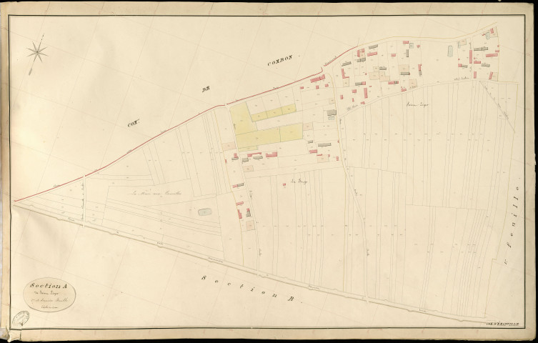 Emanville. Section A _ de Saint Léger _ 2e et dernière Feuille
