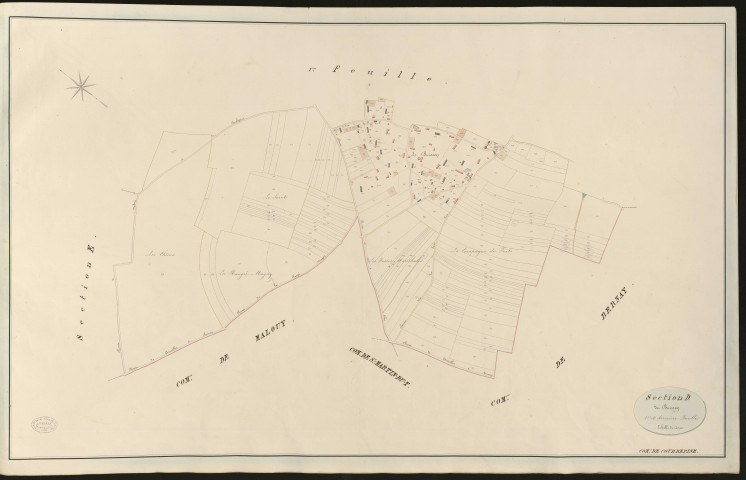 Courbépine. Section D _ du Buisson _ 2e et dernière Feuille