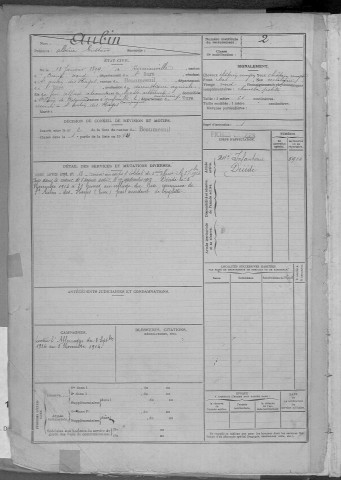 Bernay. Registre - Tome 1 (1914)