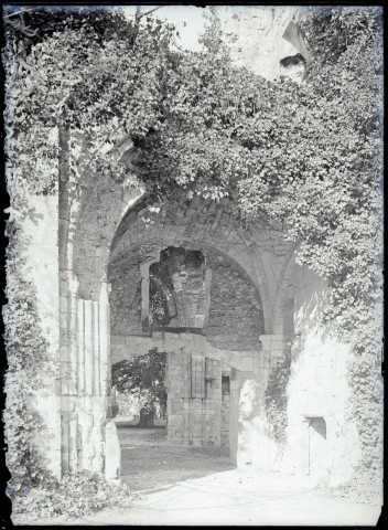 Ruines et vestiges de l'abbaye de Jumièges (Seine-Maritime).