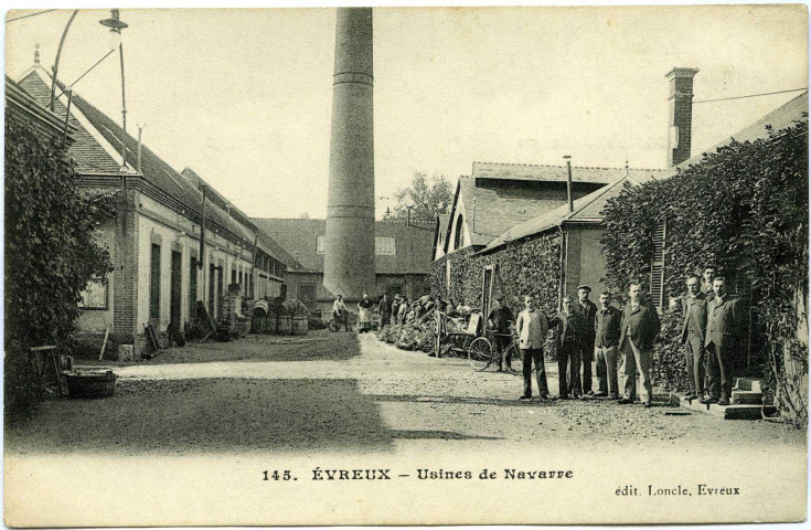 Evreux-Ville. Usines de Navarre.