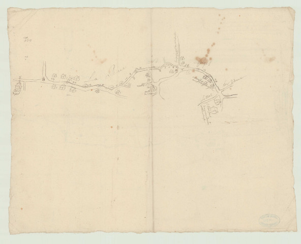 Glos-la-Ferrière (Orne) - Cahier pour le dîmage de Glos *