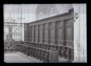 Stalles de l'église de Saint-Riquier (Somme).