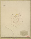 Damneville. Tableau d'assemblage _ du Plan Parcellaire de la Commune de Damneville _ Canton de Louviers - Louviers - Eure. _ Terminé sur le Terrain en 1823, sous l'administration de M. Le Vicomte Raymond Delaître, Préfet _ M. Legendre, Maire _ et sous la Direction de M. Boullenger, Directeur des Contributions directes _ M. Hautier, Géomètre en Chef. _ Par M. Meunier, Géomètre de 1re classe.