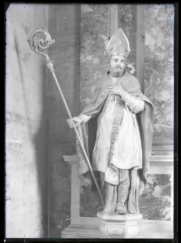 Statue de Saint-Germain de l'église d'Alizay (Eure).