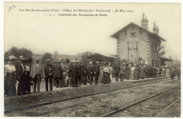 Château-sur-Epte. Souvenir du Millénaire Normand-28 mai 1911- L'arrivée des Normands de Paris.
