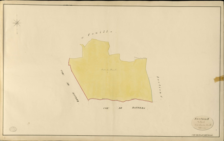 Francheville. Section E _ Du hamel _ 2e et dernière Feuille