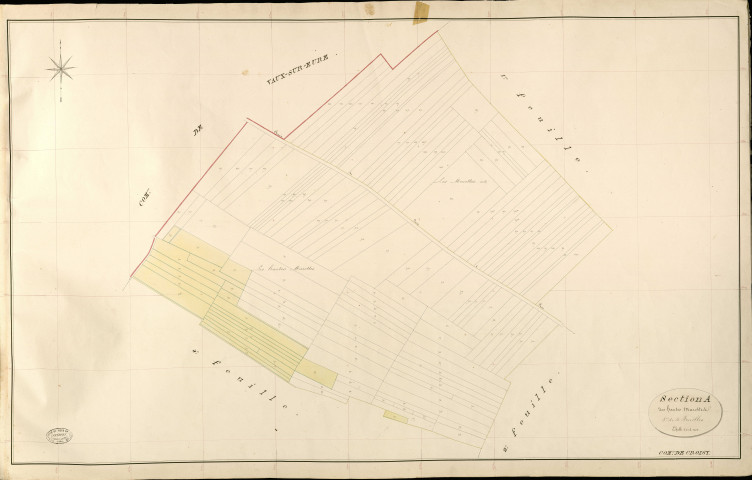 Croisy-sur-Eure. Section A _ des Marettes _ 3e de 4 Feuilles