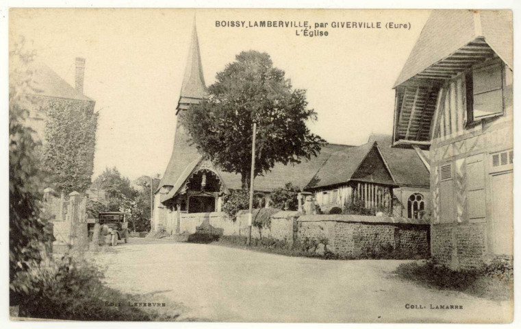 Boissy-Lamberville. L'Eglise.