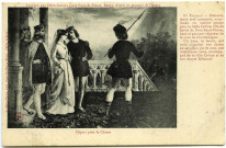 Amfreville-sous-les-Monts. Légende des Deux-Amants (près Pont-St-Pierre, Eure), d'après les gravures de l'époque. - Départ pour la chasse.