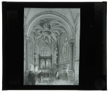 Église Saint-Nicolas de Valmont (Seine-Maritime), chapelle de la Vierge, lithographie du XIXème siècle.