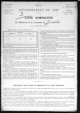 JUMELLES 1926