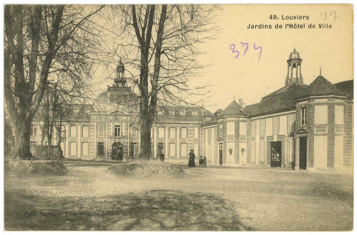 Louviers-Ville. Jardins de l'Hôtel de Ville.