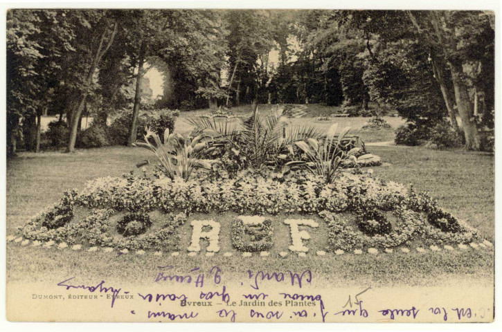 Evreux-Ville. Le Jardin des Plantes.