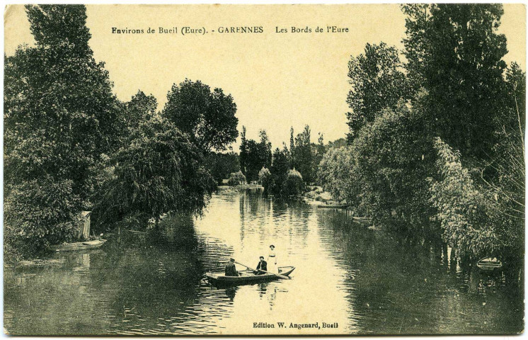 Garennes-sur-Eure. Environs de Bueil (Eure). - Garennes - Les Bords de l'Eure.