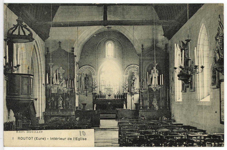 Routot. Intérieur de l'Eglise.