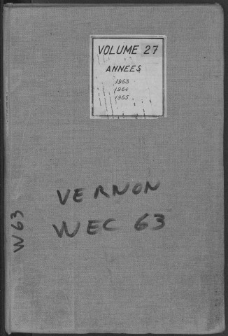 Tables 1963-1965