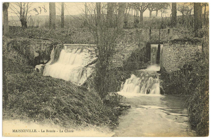 Mainneville. La Bonde - La Chute.