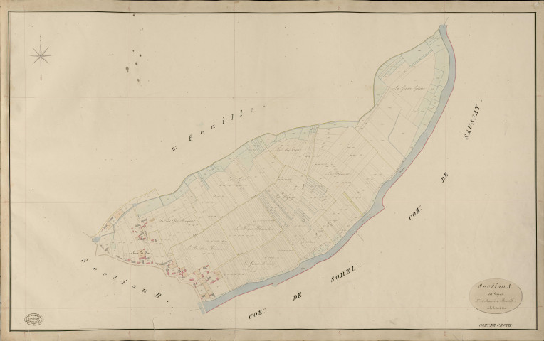 Croth. Section A _ des Vigues _ 3e et dernière Feuille