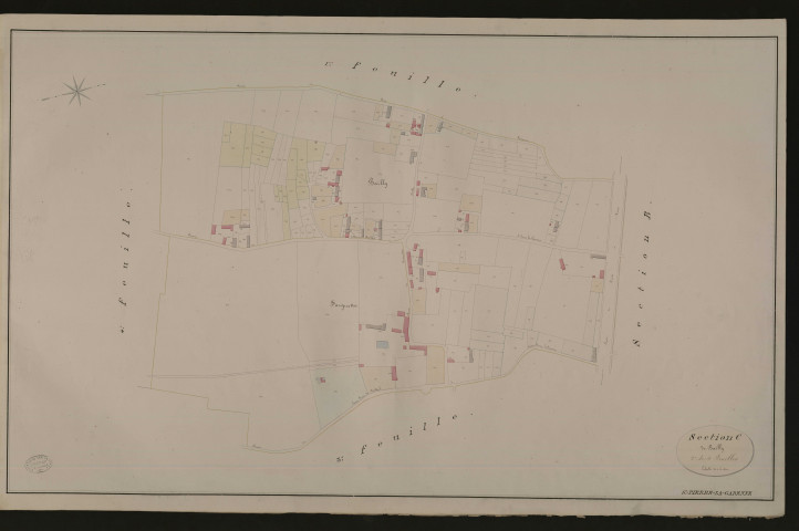 Saint-Pierre-la-Garenne. Section C _ de Bailly _ 2e de 4 Feuilles