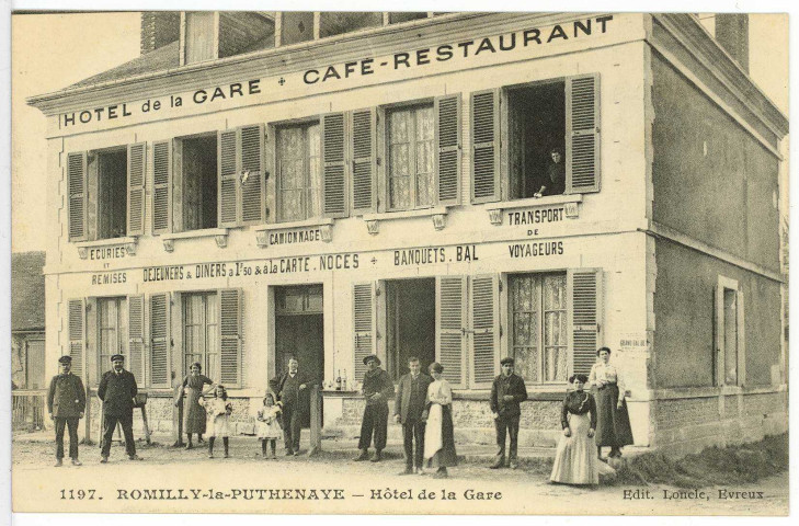 Romilly-la-Puthenaye. Hôtel de la Gare.