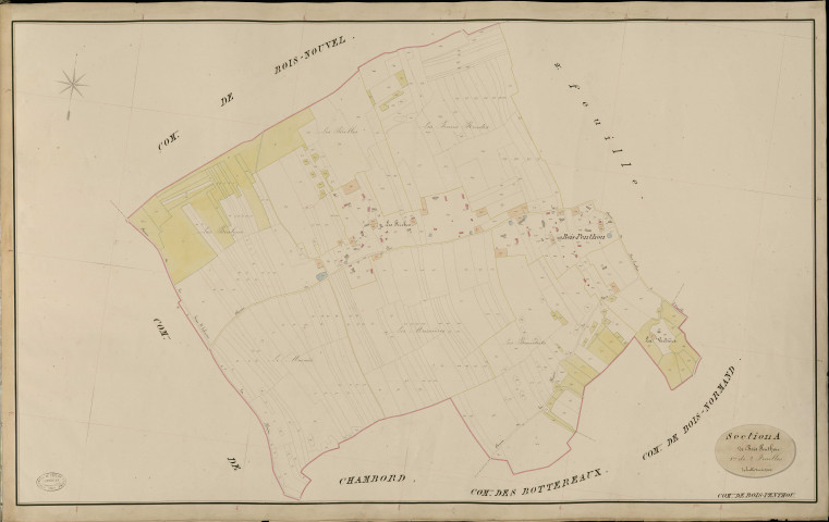 Bois-Penthou (Le). Section A _ de Bois Penthou _ 1re de 2 Feuilles