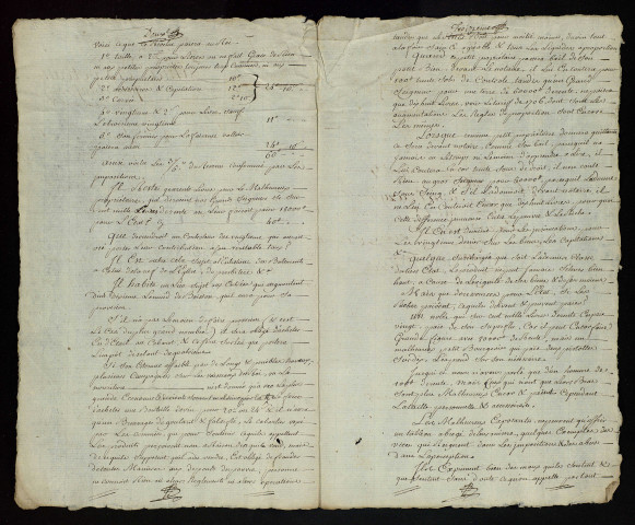 Ville de Quillebeuf _ Cahier manuscrit.
