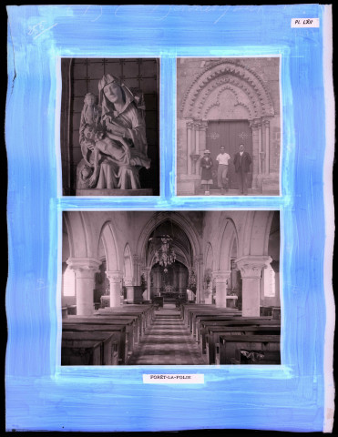"Églises rurales du département de l'Eure" du chanoine Bonnenfant tome I, planche LXII Forêt-la-Folie (Eure).