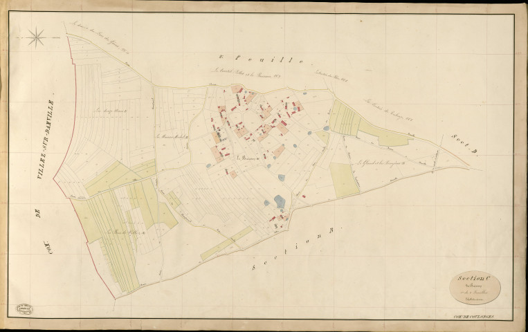 Coulonges. Section C _ du Buisson _ 1re de 2 Feuilles