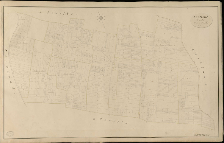 Vernon. Section F _ de Gamilly _ 3e de 4 Feuilles