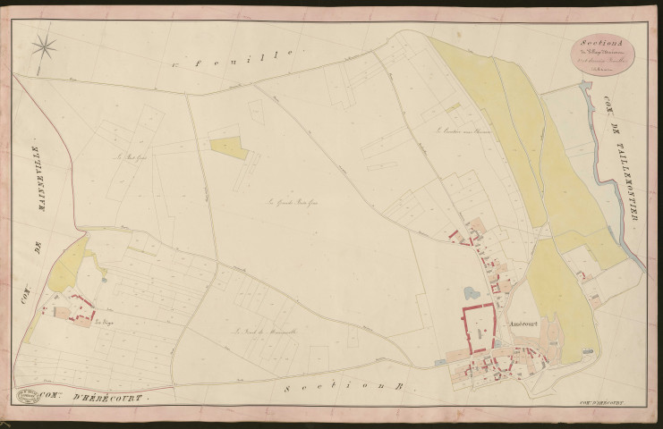 Amécourt. Section A _ du Village d'Amécourt _ 2e et dernière Feuille