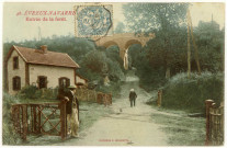 Evreux-Ville. Navarre : Entrée de la Forêt.