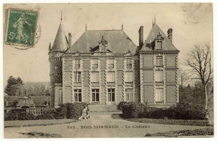 Bois-Normand-près-Lyre. Le Château.