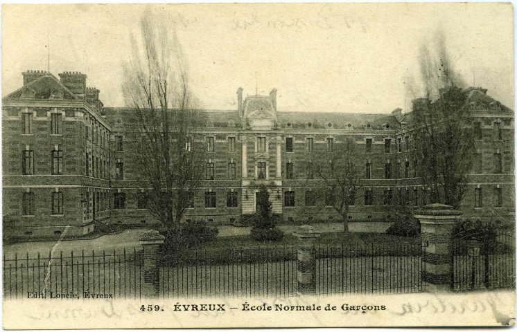 Evreux-Ville. École Normale de Garçons.
