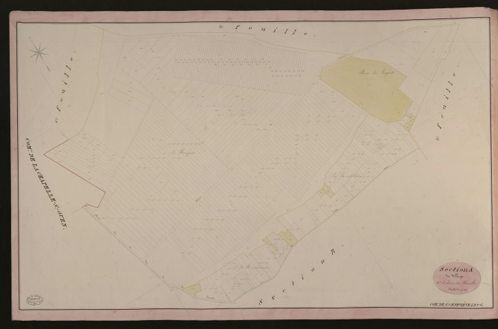 Sainte-Geneviève-lès-Gasny. Section A _ du Village _ 6e et dernière Feuille