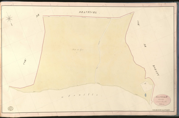 Lyons-la-Forêt. Section E _ de la Lande _ 5e de 8 Feuilles