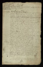 Ville de Quillebeuf _ Procès verbal manuscrit.