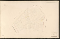Fontaine-Bellanger. Section B _ de Gournay _ 1re de 2 Feuilles