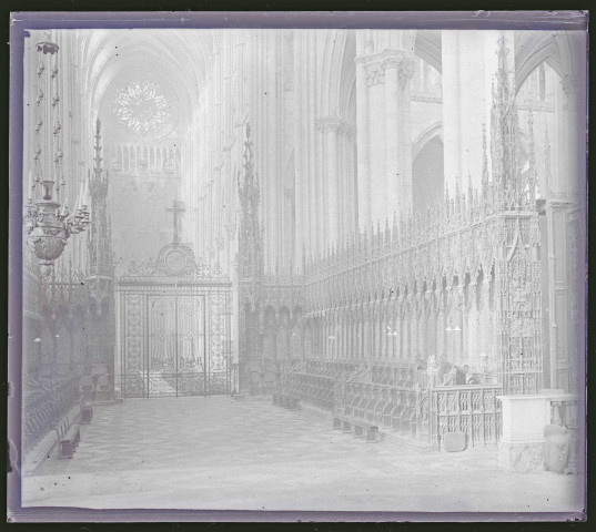 Stalles du choeur de la cathédrale Notre-Dame d'Amiens (Somme).