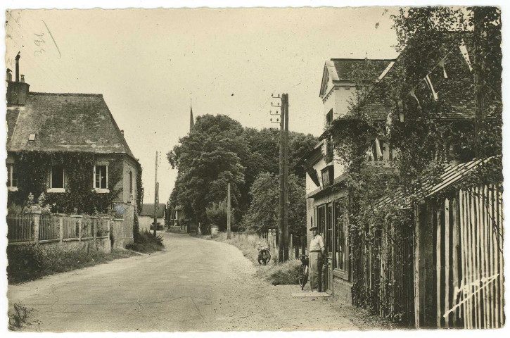 Ménesqueville. Route.