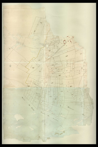 Lisors - 1- Plan de Bois-Préaux. * 2- "Plan du domaine fieffé et non fieffé de le seigneurie de Bois-Préaux". *