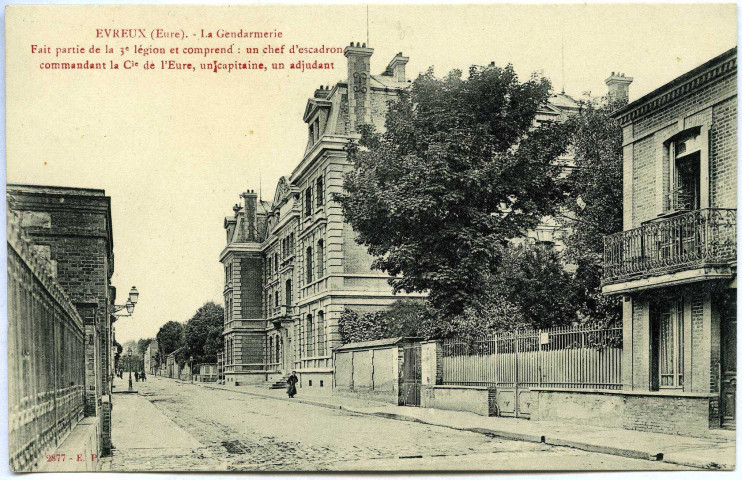 Evreux-Ville. La Gendarmerie.