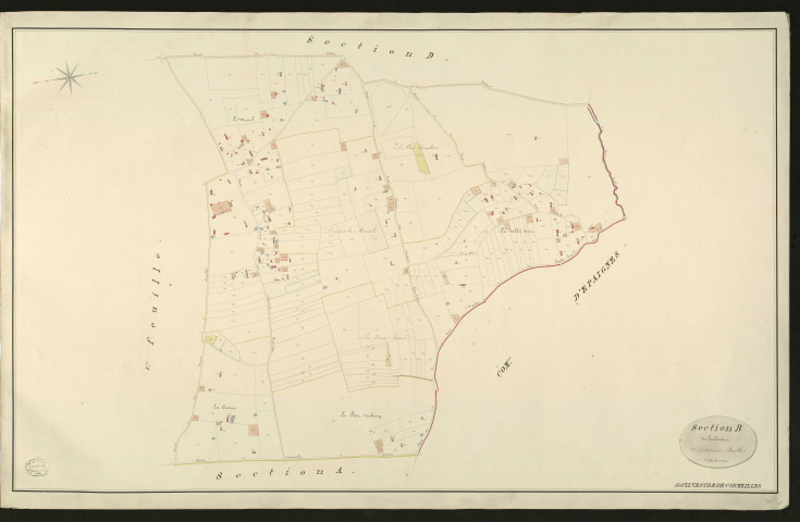 Saint-Sylvestre-de-Cormeilles. Section B _ de la Couture _ 2e et dernière Feuille