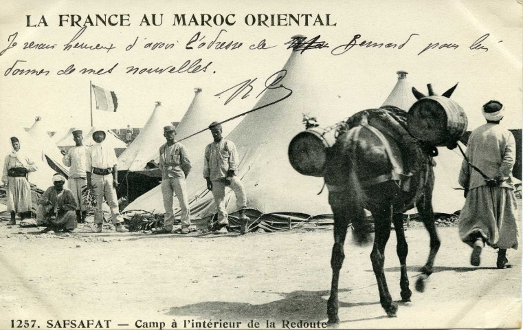 SAFSAFAT - Camp à l'intérieur de la Redoute