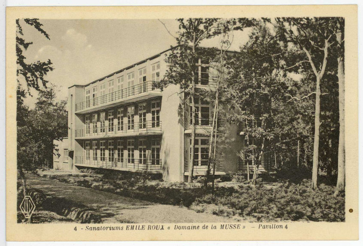 Saint-Sébastien-de-Morsent. Sanatoriums Emile Roux. - «Domaine de la Musse» Pavillon IV.