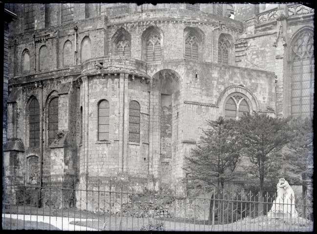 Absidiole au sud de l'abbaye de la Trinité de Fécamp (Seine-Maritime).
